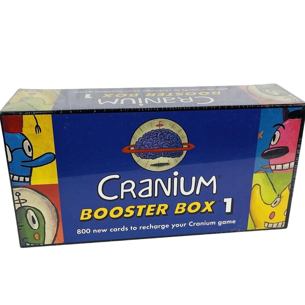 Cranium Booster Box 1 - 800 New Cards to Recharge‎ Your Cranium Game NEW SEALED